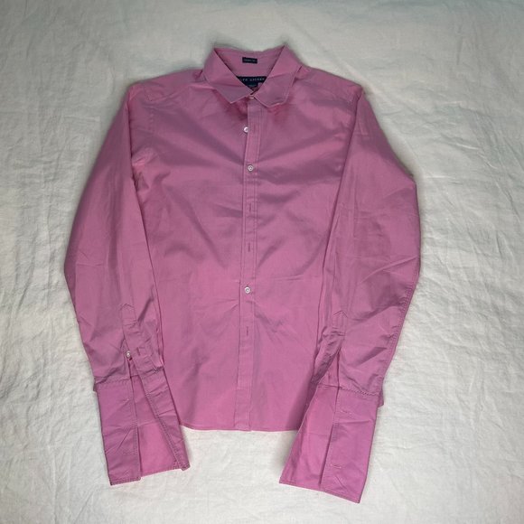 Ralph Lauren pink button down dress shirt with French Cuffs - Picture 1 of 11